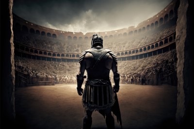 Gladiatoren im Kolosseum